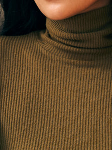 Faherty Legend Ribbed Turtleneck - FINAL SALE