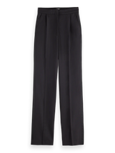 Load image into Gallery viewer, Scotch and Soda Robyn Tuxedo Pant in Evening Black