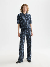 Load image into Gallery viewer, Scotch and Soda Jacquard Short Sleeve Pullover in Cosmic Sky Spaced Carbon - FINAL SALE