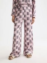 Load image into Gallery viewer, Scotch and Soda Eleni - High Rise Wide Leg Pajama Pant in Feather Block