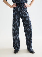 Load image into Gallery viewer, Scotch and Soda Jacquard Knitted Trousers in Cosmic Sky Spaced Carbon - FINAL SALE