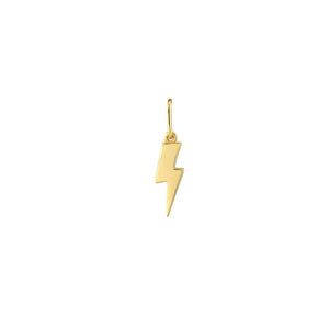 Kris Nations Lightning Bolt Charm - 18K Gold Vermeil