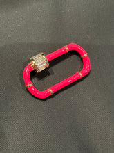 Load image into Gallery viewer, Goldfine Large Enamel + Pave Clasp