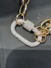 Load image into Gallery viewer, Goldfine Large Pave Clasp