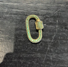 Load image into Gallery viewer, Goldfine Large Pave Clasp