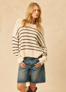 John + Jenn Abel Sweater in Sailboat