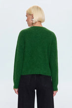 Load image into Gallery viewer, Pistola Kit V-Neck Long Sleeved Sweater in Winter Green