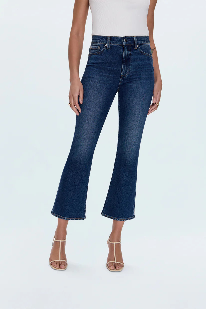 Pistola Lennon High Rise Crop Boot Jean in Broadway