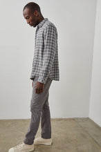 Load image into Gallery viewer, Rails Lennox Shirt in Charcoal Flax Melange