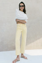 Load image into Gallery viewer, Pistola Lexi Mid Rise Bowed Straight Jean in Day Glow