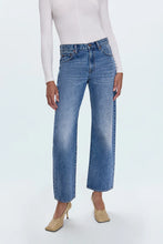 Load image into Gallery viewer, Pistola Lexi Mid Rise Bowed Straight in Metropolis