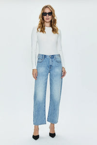 Pistola Lexi Mid Rise Bowed Straight in Bowie