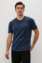 Load image into Gallery viewer, Rails Mason Cotton Cashmere T-Shirt in Heather Blue