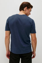Load image into Gallery viewer, Rails Mason Cotton Cashmere T-Shirt in Heather Blue