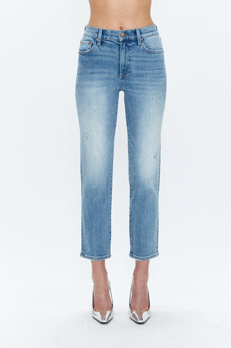 Pistola Monroe Crop High Rise Cigarette Crop in Notting Hill Vintage - FINAL SALE