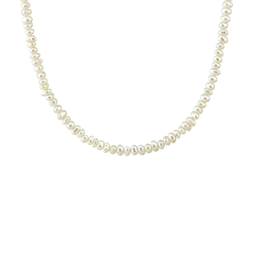 Kris Nations Freshwater Seed Pearl Necklace - Gold