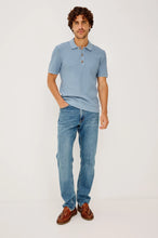 Load image into Gallery viewer, Rails Nathan Polo Shirt in Blue Sky Heather