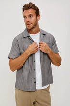 Load image into Gallery viewer, Rails Ohana Shirt in Charcoal Chambray