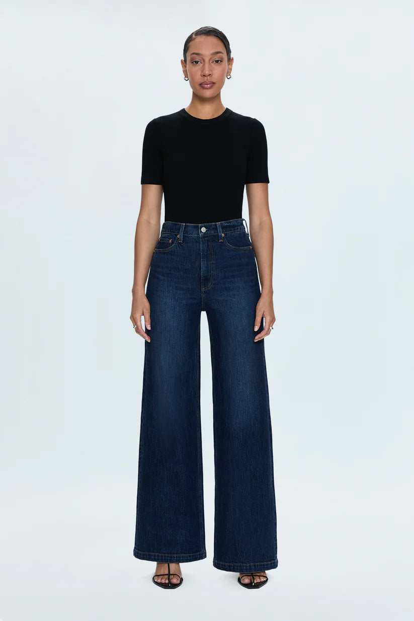 Pistola Lana High Rise Ultra Wide Leg Jean in Elevation