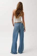 Load image into Gallery viewer, Pistola Jadyn Mid Rise Drawstring Palazzo Jean in Expanse