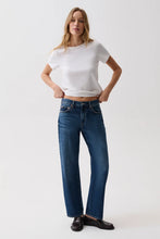 Load image into Gallery viewer, Pistola Lexi Mid Rise Bowed Straight in Moonwave