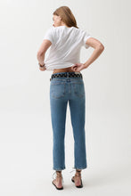 Load image into Gallery viewer, Pistola Aleks Mid Rise Straight Cropped Jean in River