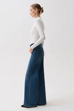 Load image into Gallery viewer, Pistola Vivian  Mid Rise Wide Leg in Blue Depths
