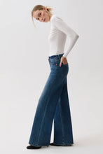 Load image into Gallery viewer, Pistola Vivian  Mid Rise Wide Leg in Blue Depths