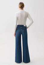Load image into Gallery viewer, Pistola Vivian  Mid Rise Wide Leg in Blue Depths