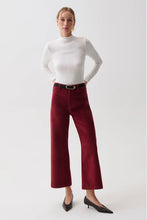 Load image into Gallery viewer, Pistola Penny Crop High Rise in Deep Crimson