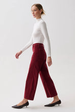 Load image into Gallery viewer, Pistola Penny Crop High Rise in Deep Crimson