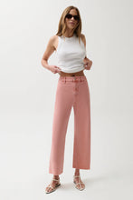 Load image into Gallery viewer, Pistola Penny Crop High Rise Wide Leg Jean in Coral Rose