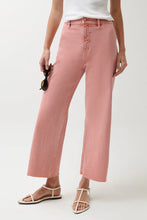 Load image into Gallery viewer, Pistola Penny Crop High Rise Wide Leg Jean in Coral Rose