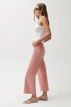 Load image into Gallery viewer, Pistola Penny Crop High Rise Wide Leg Jean in Coral Rose