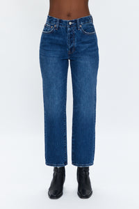 Pistola Charlie High Rise Classic Straight Ankle in Clash