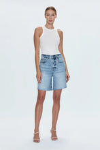 Load image into Gallery viewer, Pistola Kaylee High Rise Pinched Loose Straight Short in Boulder