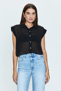 Pistola Lina Shirt in Noir - FINAL SALE