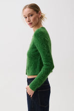 Load image into Gallery viewer, Pistola Yara Alpaca Blend Shrunken Cardigan in Vivid Moss