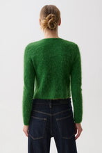 Load image into Gallery viewer, Pistola Yara Alpaca Blend Shrunken Cardigan in Vivid Moss