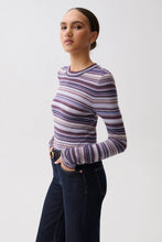 Load image into Gallery viewer, Pistola Madison Knit Long Sleeve in Lovina Stripe
