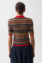 Load image into Gallery viewer, Pistola Ashlee Polo Sweater in Negroni Stripe