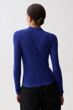 Load image into Gallery viewer, Pistola Elisa Featherweight Polo Henley in Sapphire