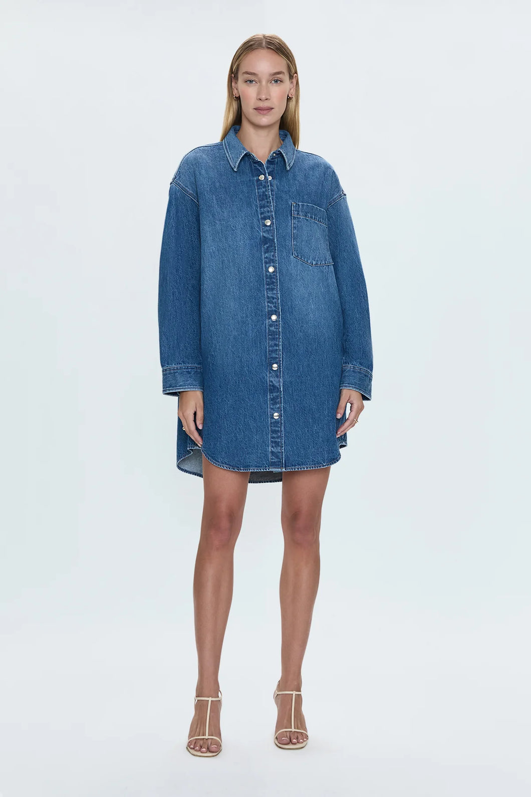 Pistola Elle Shirt Dress in Karat