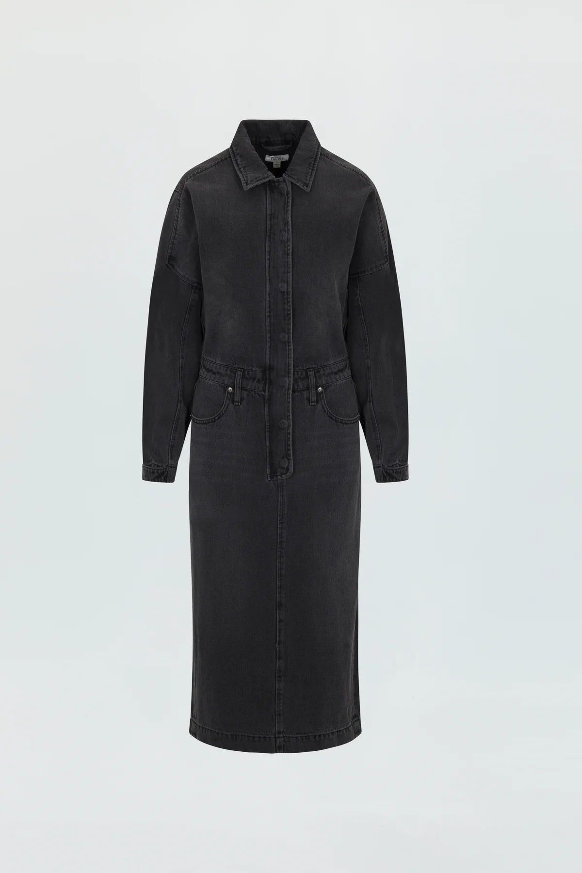 Pistola Tess Denim Midi Dress - Coupe - FINAL SALE Serge+ Jane Pistola Tess Denim Midi Dress - Coupe - FINAL SALE Serge+ Jane