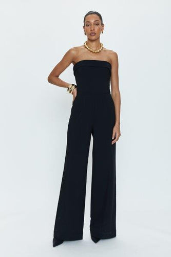 Pistola Valentina Polished Jumpsuit in Black