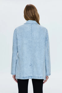 Pistola Skylar Boyfriend Blazer in Powder - FINAL SALE