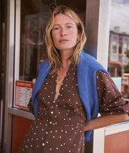 Load image into Gallery viewer, Marine Layer Willow Maxi Dress in Chocolate Polka Dot