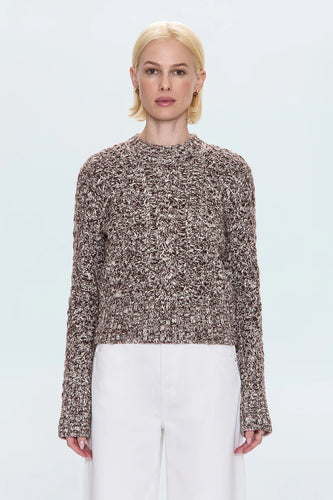 Pistola Quinn Sweater in Chocolate Marl