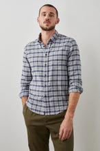 Load image into Gallery viewer, Rails Reid Shirt in Faded Navy Melange