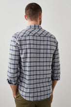Load image into Gallery viewer, Rails Reid Shirt in Faded Navy Melange